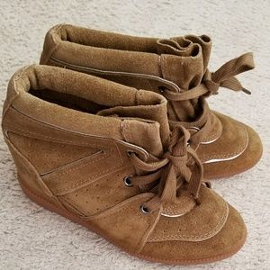 Schultz Wedge Sneaker/ Ankle Boot